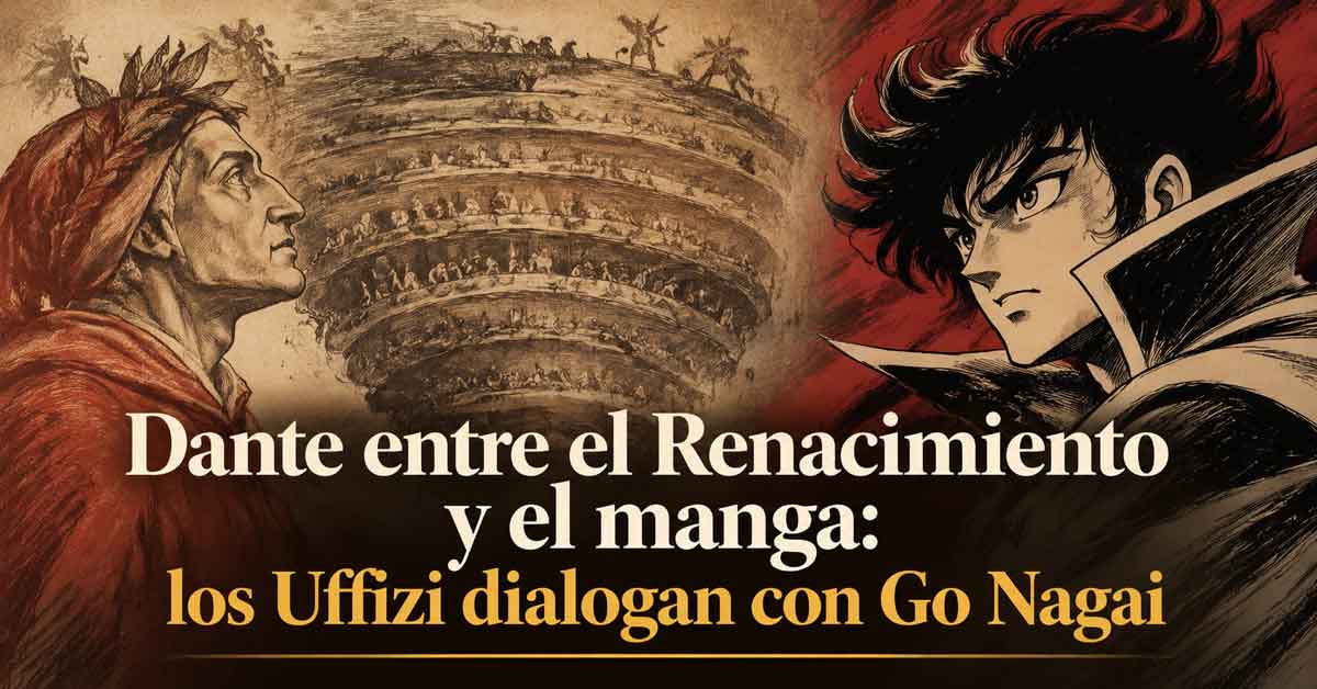 Dante entre el Renacimiento y el manga: los Uffizi dialogan con Go Nagai. Dibujos