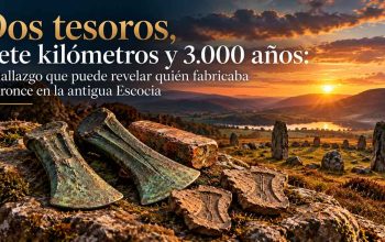 Dos tesoros, siete kilómetros y 3.000 años: el hallazgo que puede revelar quién fabricaba el bronce en la antigua Escocia