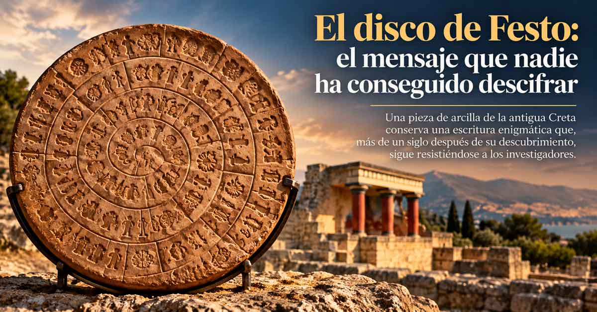 El disco de Festo: el mensaje que nadie ha conseguido descifrar