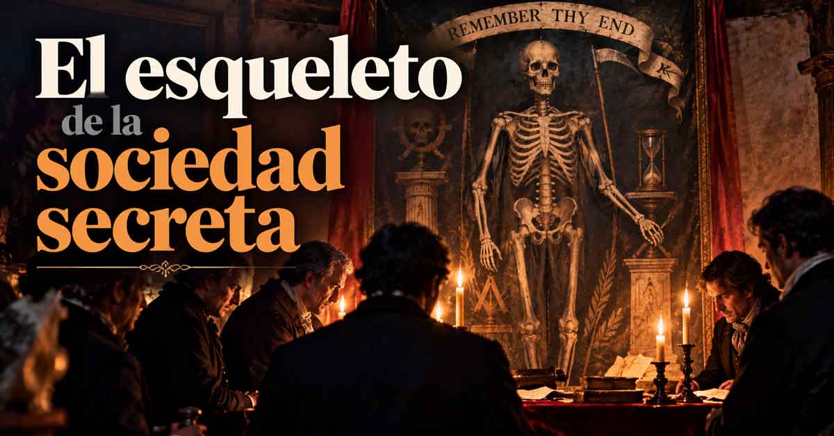 El esqueleto de la sociedad secreta