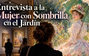 Entrevista a la Mujer con Sombrilla en el Jardín