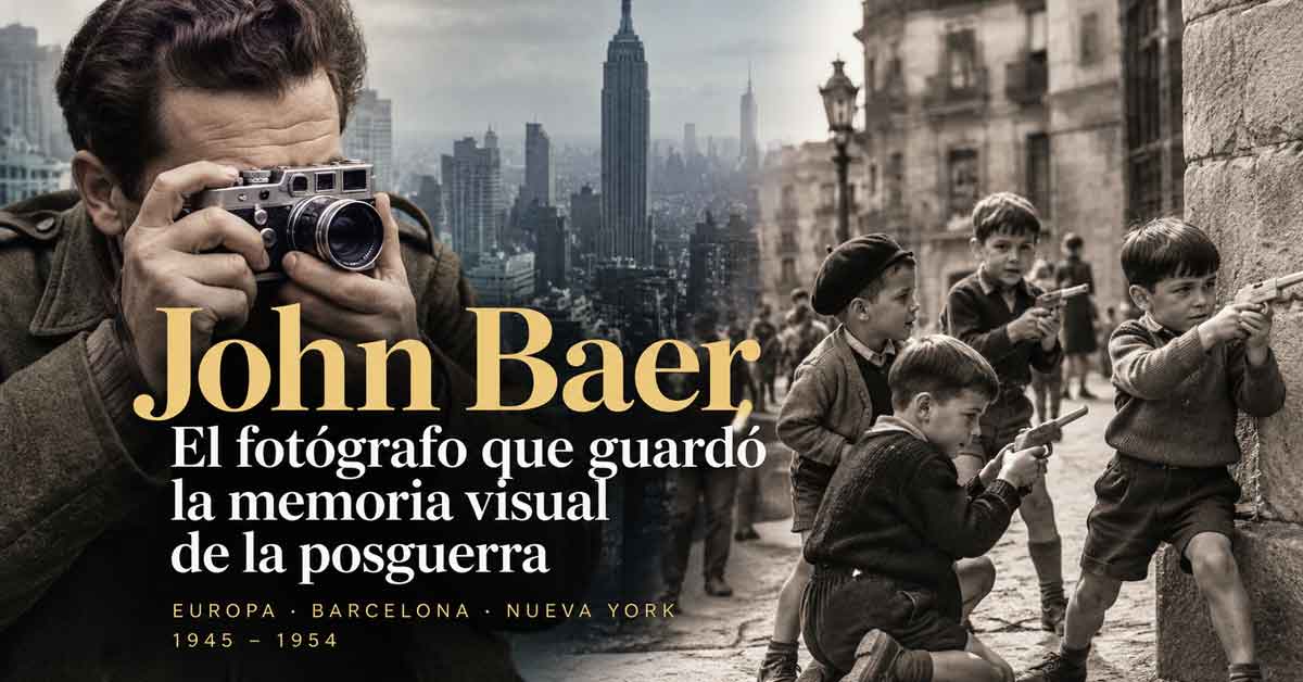 John Baer, el fotógrafo que guardó durante décadas la memoria visual de la posguerra