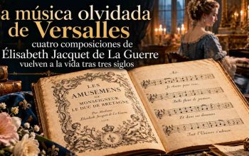 La música olvidada de Versalles: cuatro composiciones de Élisabeth Jacquet de La Guerre vuelven a la vida tras tres siglos