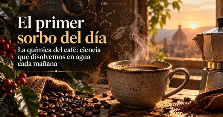 La química del café: ciencia que disolvemos en agua cada mañana