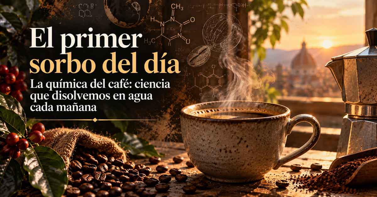 La química del café: ciencia que disolvemos en agua cada mañana