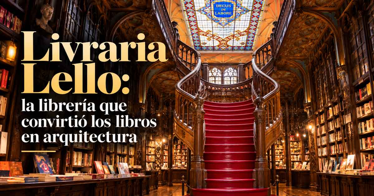 Livraria Lello: historia, arquitectura y literatura en Oporto