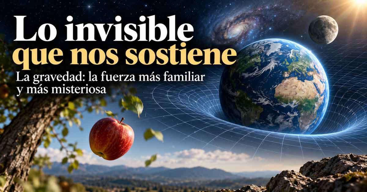 Lo invisible que nos sostiene La gravedad: la fuerza más familiar y más misteriosa
