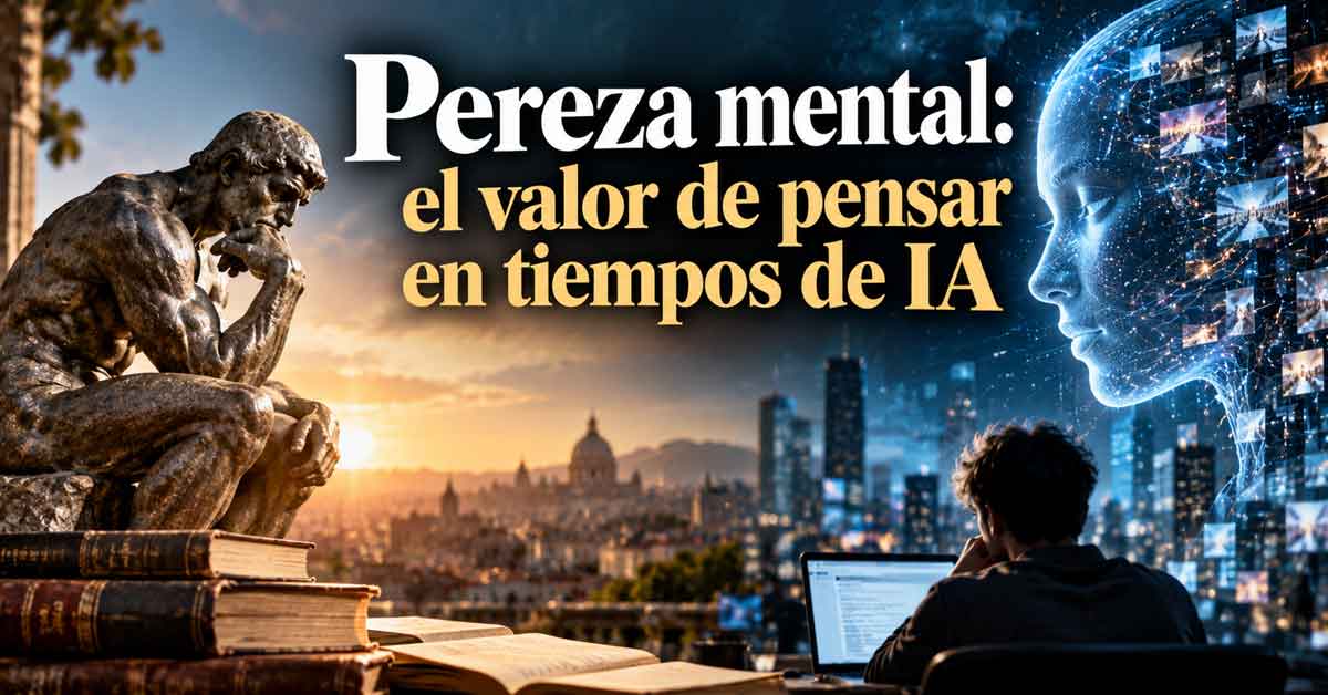 Pereza mental: el valor de pensar en tiempos de IA