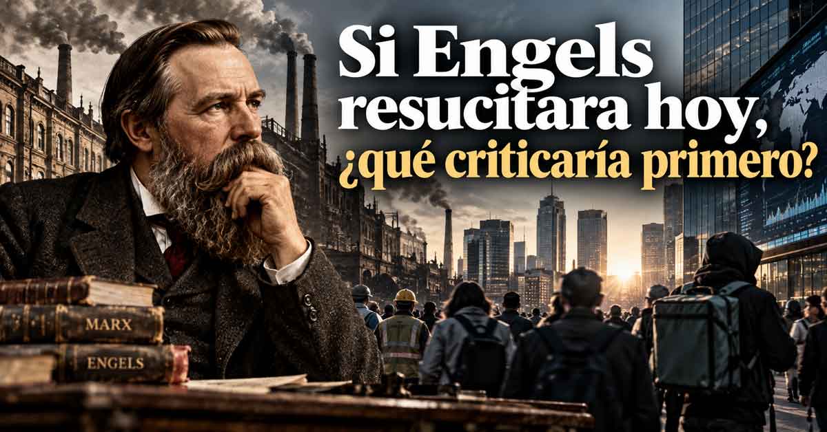 Si Engels resucitara hoy, ¿qué criticaría primero?