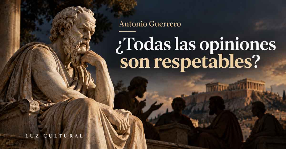 Todas las opiniones son respetables