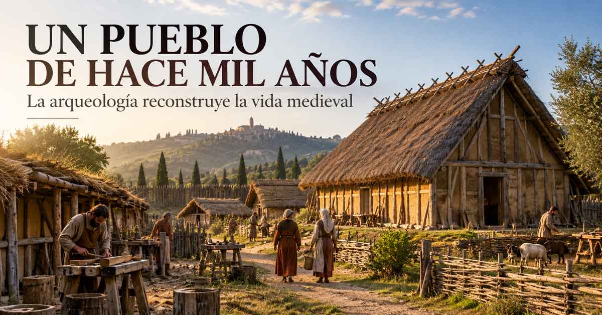 Cómo reconstruir un pueblo de hace mil años: la arqueología detrás del Archeodromo de Poggibonsi