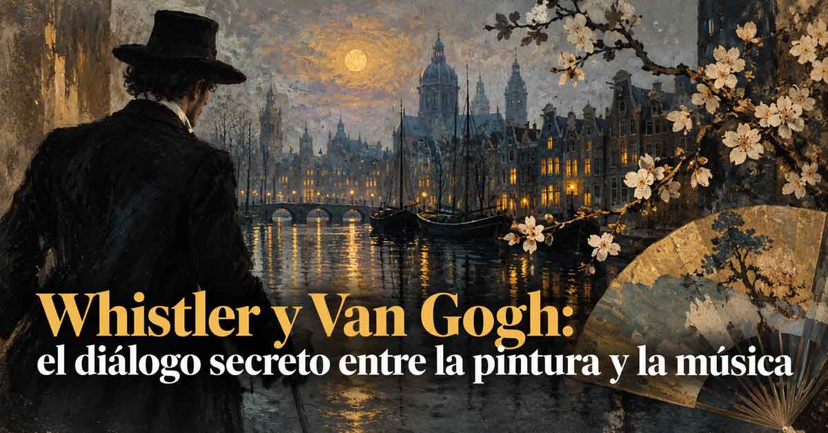 Whistler y Van Gogh: el diálogo entre la pintura, la música y el arte japonés