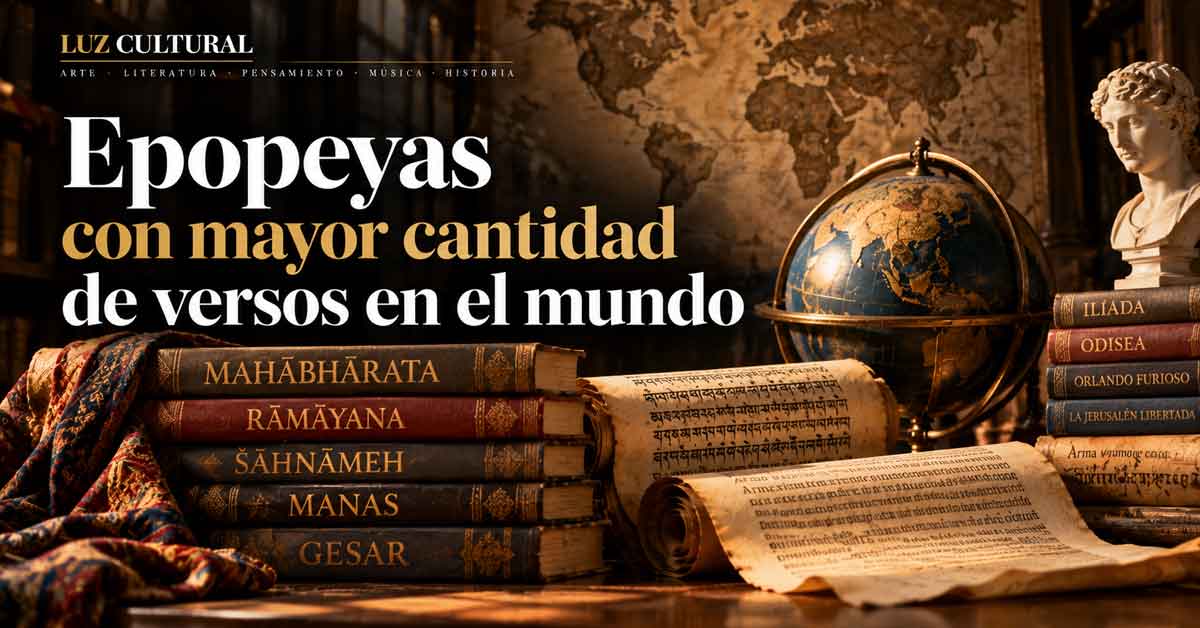 Epopeyas con mayor cantidad de versos en el mundo